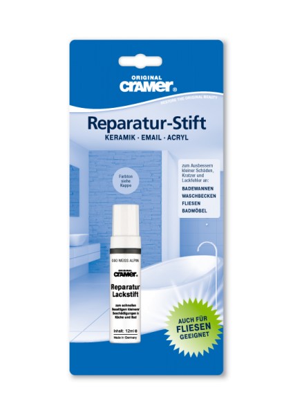 Cramer Reparatur-Stift Jasmin matt für Keramik, Acryl und Email